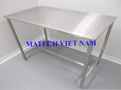 Bàn thao tác inox mặt đột lỗ