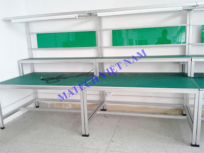 Bàn thao tác inox mặt gỗ chống tĩnh điện