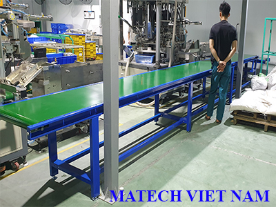 Băng tải PVC khung thép Sunhouse